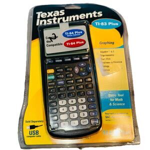 NEW SEALED Texas Instruments TI-83 Plus Graphing Calculator Vintage RARE TI-84 C